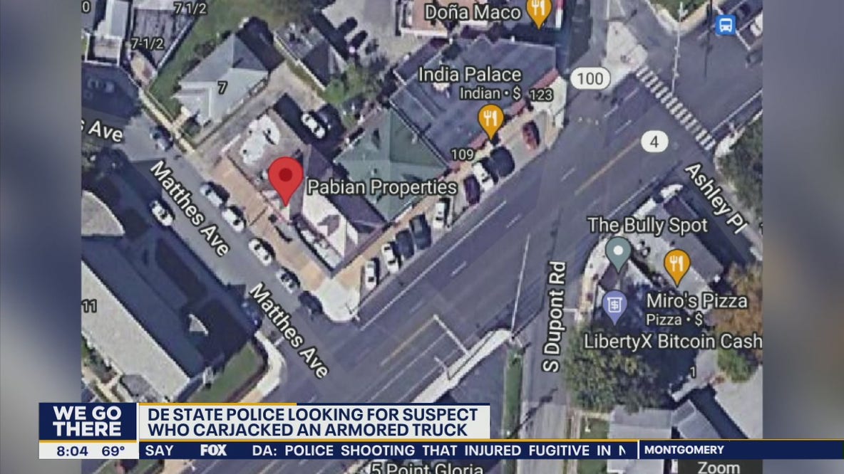 Man carjacks armored truck in Delaware, police say
